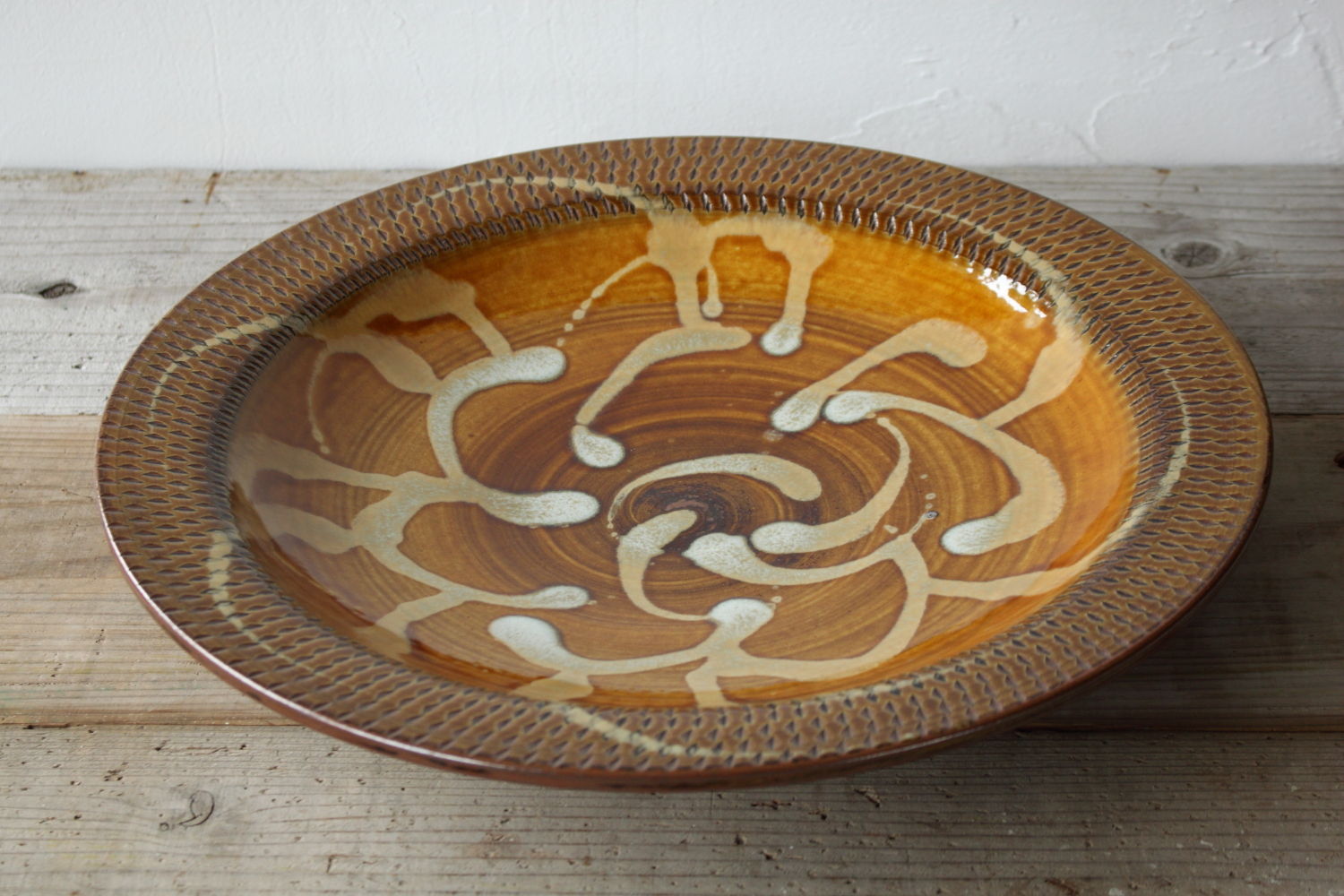 値下げしました。小石原焼　大皿39センチ 値下げしました。小石原焼 大皿39センチ