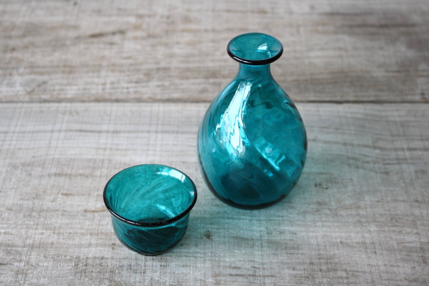希少品】【倉敷ガラス】小谷栄次 作品 / 徳利&ぐい呑み - 食器 希少品】【倉敷ガラス】小谷栄次 作品 / 徳利&ぐい呑み - 食器