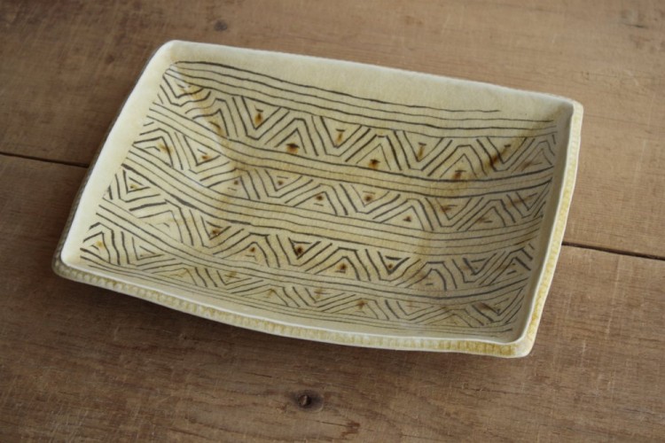 作家物※惣堂窯 掛谷康樹 練り上げ鉢 外径20.5cm