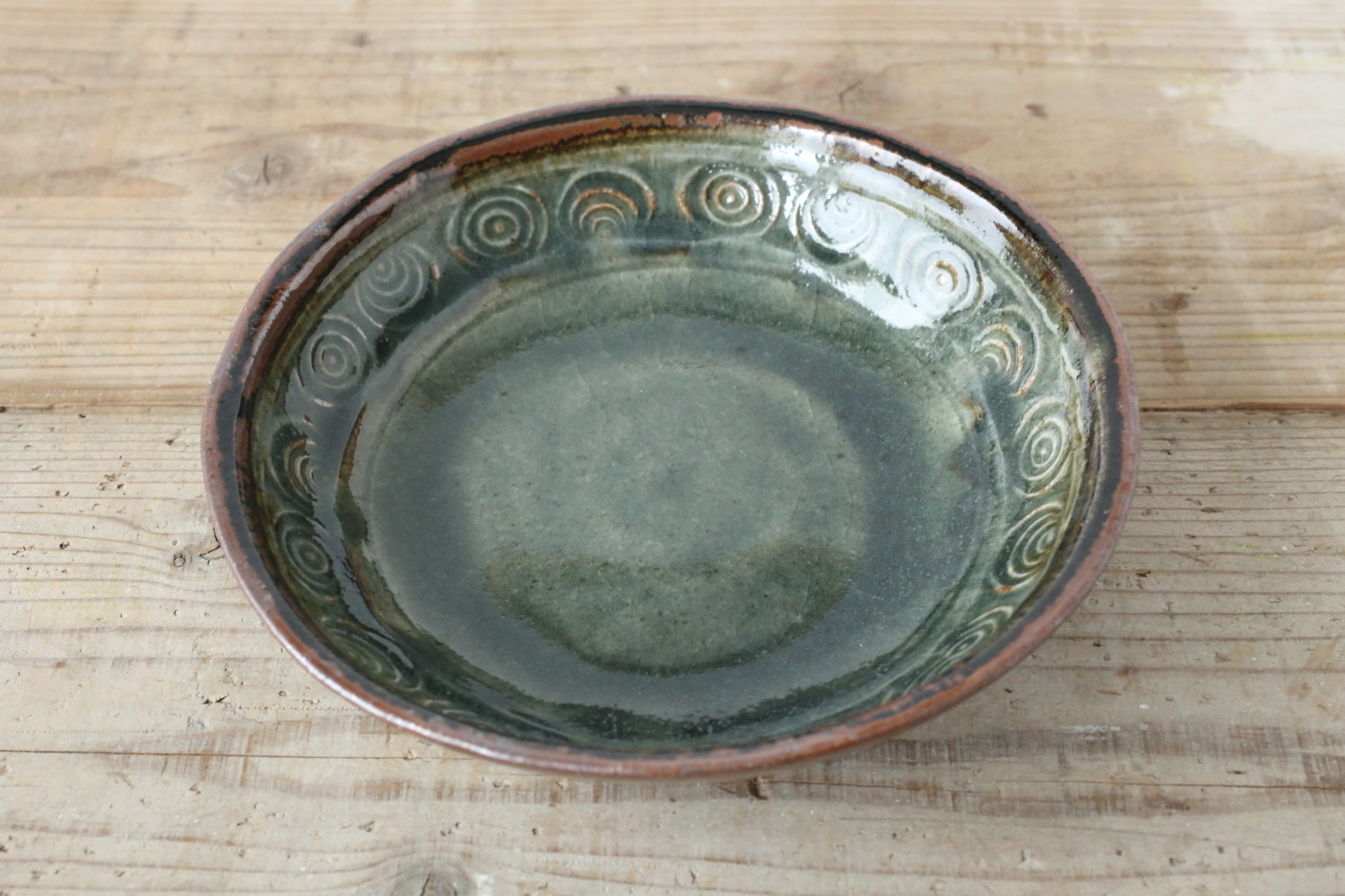 森山窯 8寸押紋鉢 2つセット